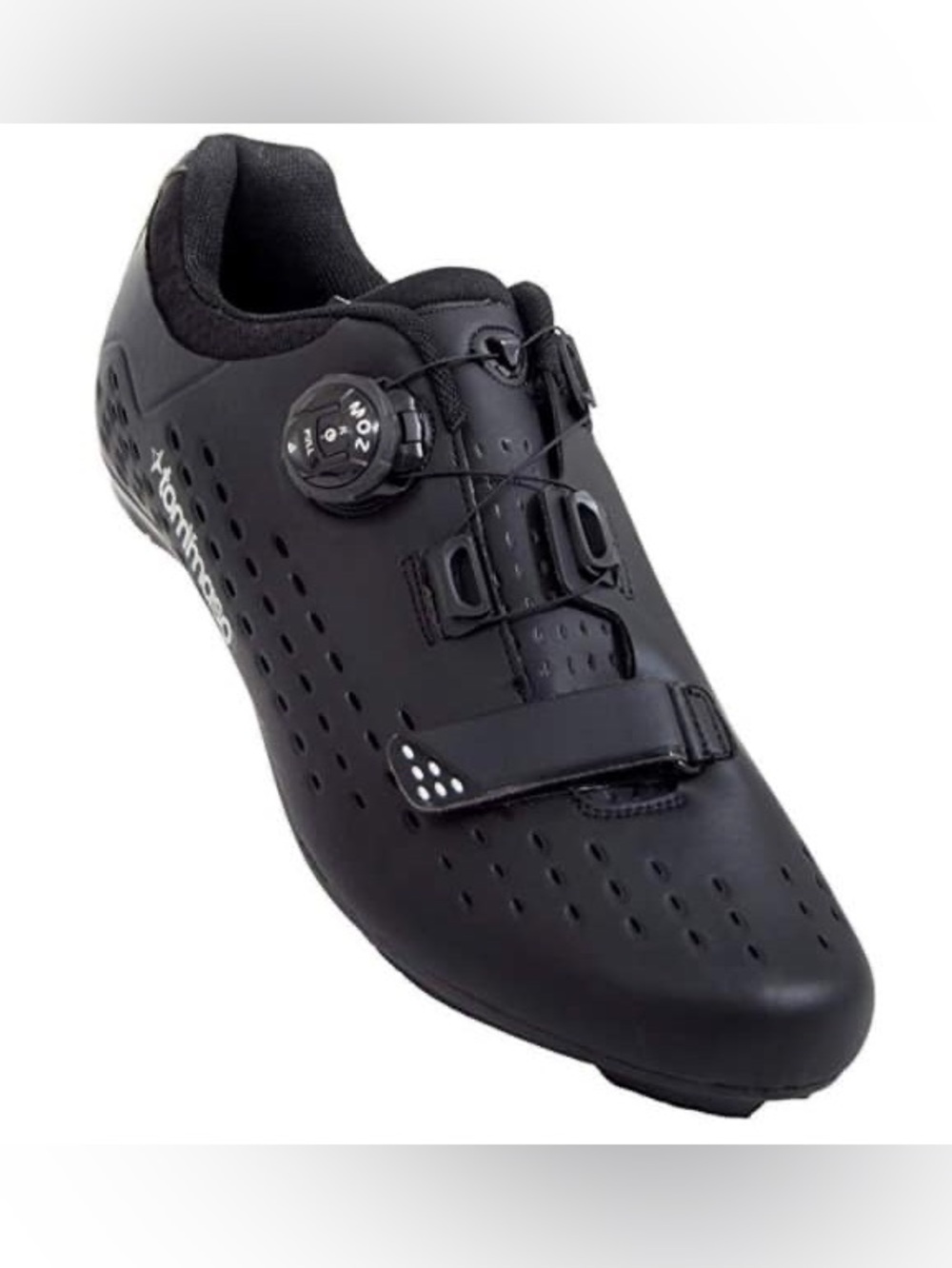 Tommaso Strada Elite Black Cycling Shoe with Dial Closure (11.5)